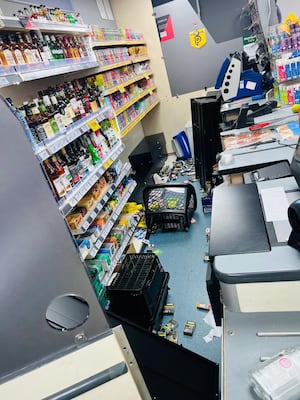 Thieves broke into Morrisons Daily on Stubby Lane, Wednesfield, and stole £7000 worth of tobacco products. The mess and damage that was left behind. 