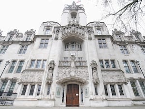 View of front of the UK Supreme Court in London