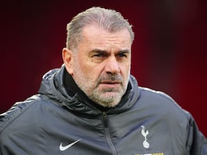 Ange Postecoglou during the Premier League match at the City Ground on Boxing Day