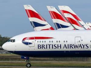 A British Airways aircraft on the runway