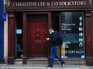 The offices of Christine Lee and Co on Wardour Street