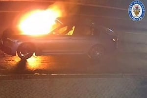 The car was set alight on Hedgefield Close in Cradley in the early hours of November 17