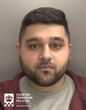 Mohammed Nafees Ahmed was sentenced to 12 months after pleading guilty to eight offences of supporting a proscribed terrorist organisation