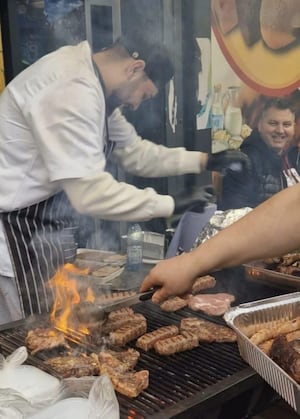 Sizzling fresh food for shoppers