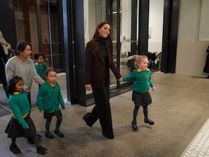 The Princess of Wales during a visit to the National Portrait Gallery