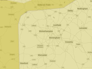 The New Year is expected to experience a turbulant start as a yellow weather warning is issued