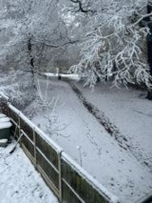 St George's Telford in the snow (from Amanda Mottershaw)