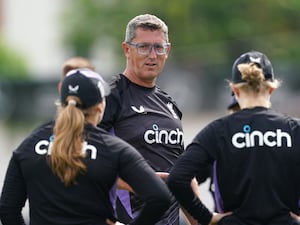 England head coach Jon Lewis during a nets session at the County Ground, Northampton.