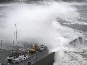 The red weather warning comes into force at 10am on Friday (Andrew Milligan/PA)