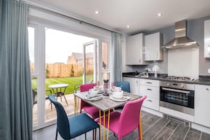 038_BWM - A typical kitchen in a Barratt Homes show home