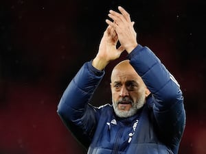 Nuno Espirito Santo celebrates