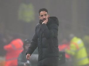 Ruben Amorim on the touchline