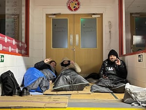 Braving The Cold At Walsall FC