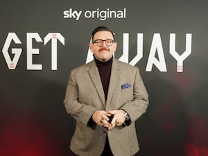 Nick Frost attending the UK premiere of Get Away