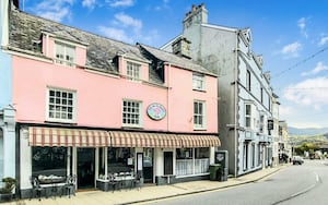 The historic Walsall House trading as the Old Tea Rooms which is on the market in Barmoutj