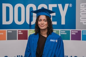 Sandwell College's Highways Apprenticeship graduate, Jasmine