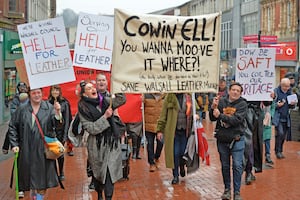 The protesters hope that the museum will stay in the current location