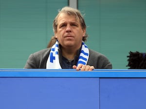 Chelsea co-owner Todd Boehly in the stands at Stamford Bridge