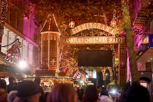 Opening night of the Birmingham Christmas Market.