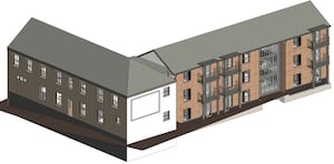 The proposals for the former Conservative Club in Union Street, Tipton. Pic: Sandwell Council. Permission for reuse for all LDRS partners.