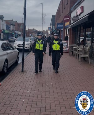 Officers patrol Bearwood High Street