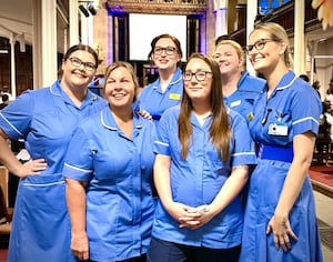 Over 80 University of Wolverhampton nursing students attended the ceremony 