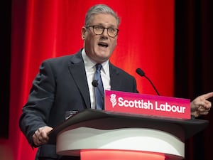 Prime Minister Sir Keir Starmer speaking during the Scottish Labour conference