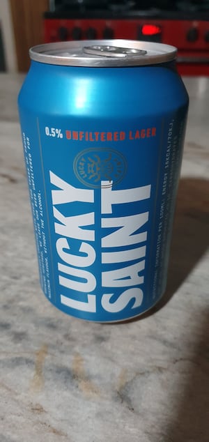 Sharp and refreshing, Lucky Saint is a nice lager