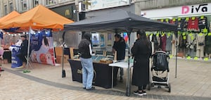 The stalls can be found along Dudley Street