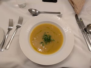 Spiced Apple and Parsnip soup