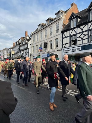 Hundreds gathered to pay their respects (picture Kirstie Hurst Knight)