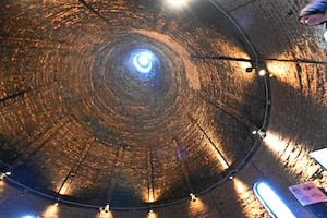 The inside of the Glass Cone is an evocative sight