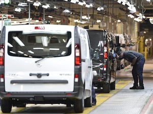 A van production line