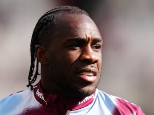 Close up image of West Ham United’s Michail Antonio ahead of a game