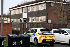 The scene of Swancote Road, Dudley, where a man was found dead