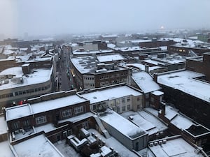 Snow fall over Wolverhampton (November 19)