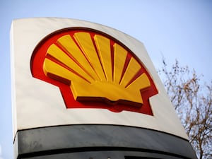 A Shell sign