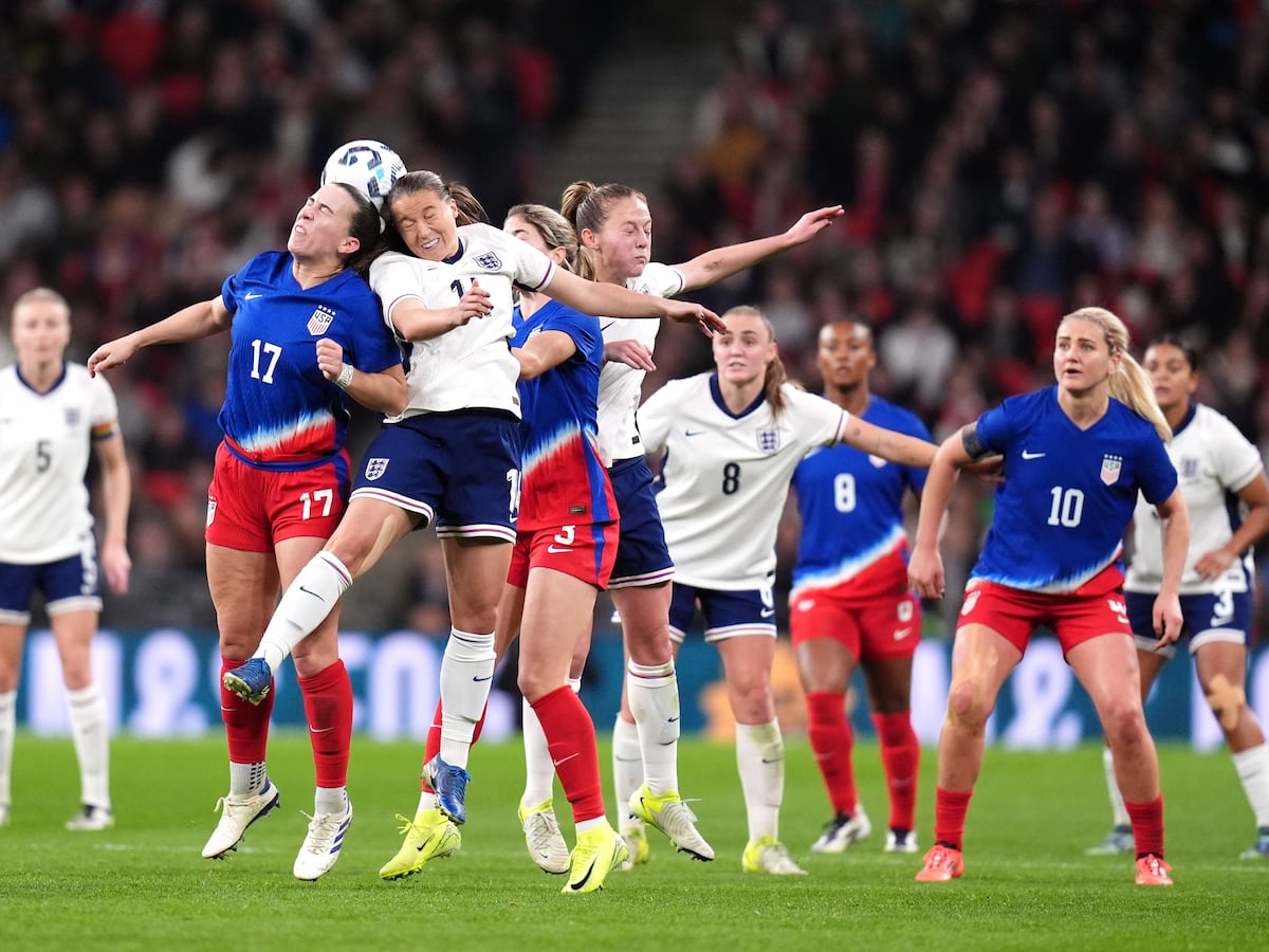 England earn goalless draw against Emma Hayes’ United States in Wembley friendly