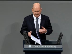 German Chancellor Olaf Scholz