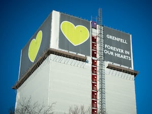 Grenfell Tower in west London (PA)