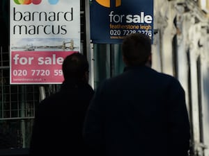 Estate agents' signs