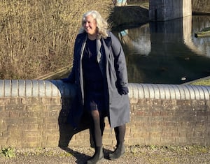 Secretary of State for Transport Heidi Alexander during a visit t the viaduct in Brierley Hill where  the new Midlands Metro line will run. Picture Martyn Smith/LDRS free for LDRS use