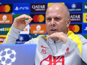 Liverpool manager Arne Slot during a press conference