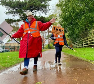 The Parkrun at West Park took place despite poor weather conditions. Photo: Rachel Parkinson