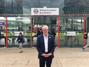 Richard Parker at Wolverhampton Bus Station