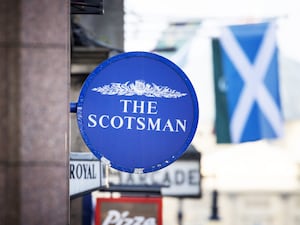 Sign reading The Scotsman