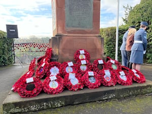 Hundreds gathered to pay their respects (picture Kirstie Hurst Knight)