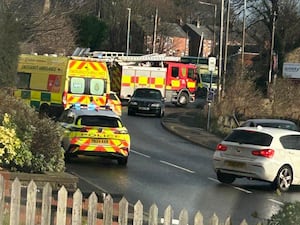 Emergency services on West Street in Barnsley