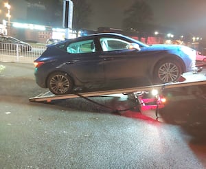 The car was discovered by officers out on patrol in Brierley Hill