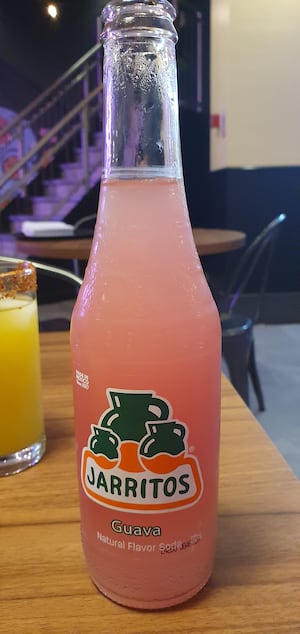 The Guava Jarritos was very sweet, almost tasting like Bubblegum